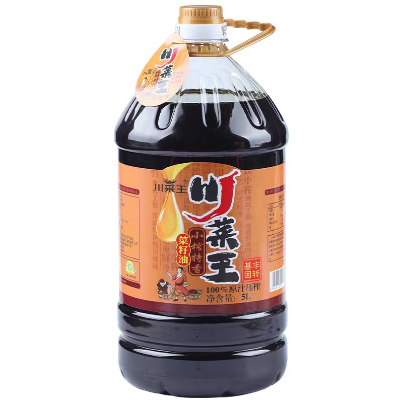 川菜王小榨特香菜籽油 5L